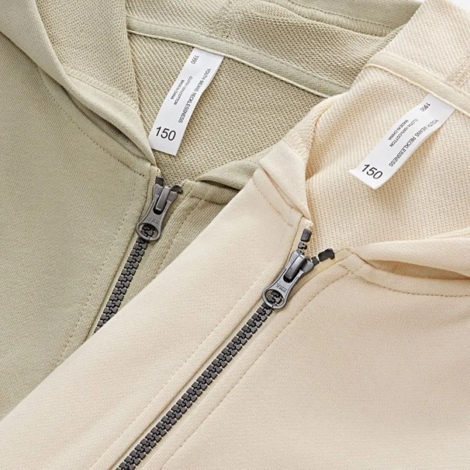 Herren 100% Baumwoll-Hoodies für den Herbst Hochwertige Lässige Kapuzenpullover Locker Sitzend Luxus Streetwear Terry Reißverschluss-Sweater Unisex – Detail 8