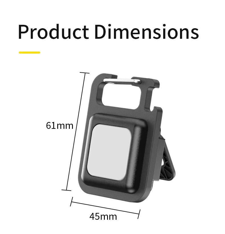 AIYATO Multifunction Locator Bluetooth Tracker Rechargeable floodlight Keys Find