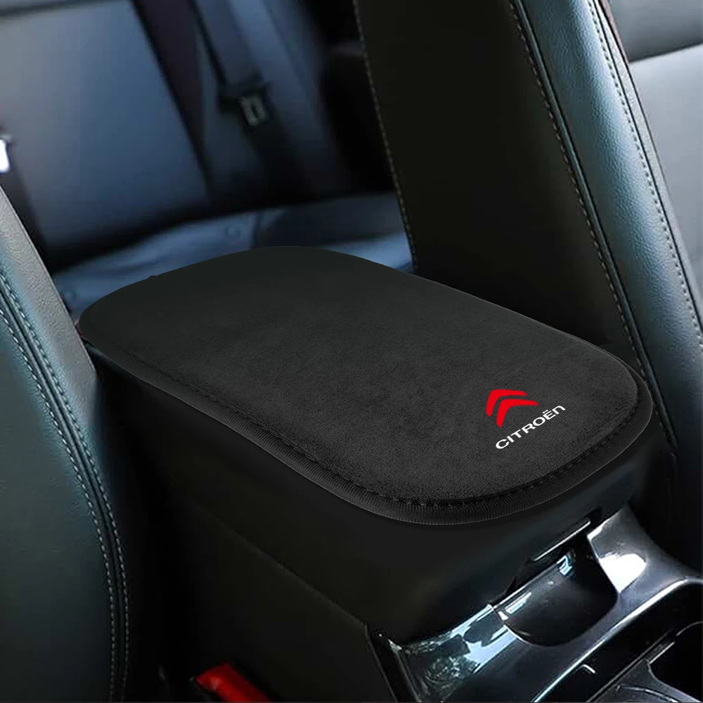 Deluxe Fur Anti-Slip Car Armrest Box Protective Cover