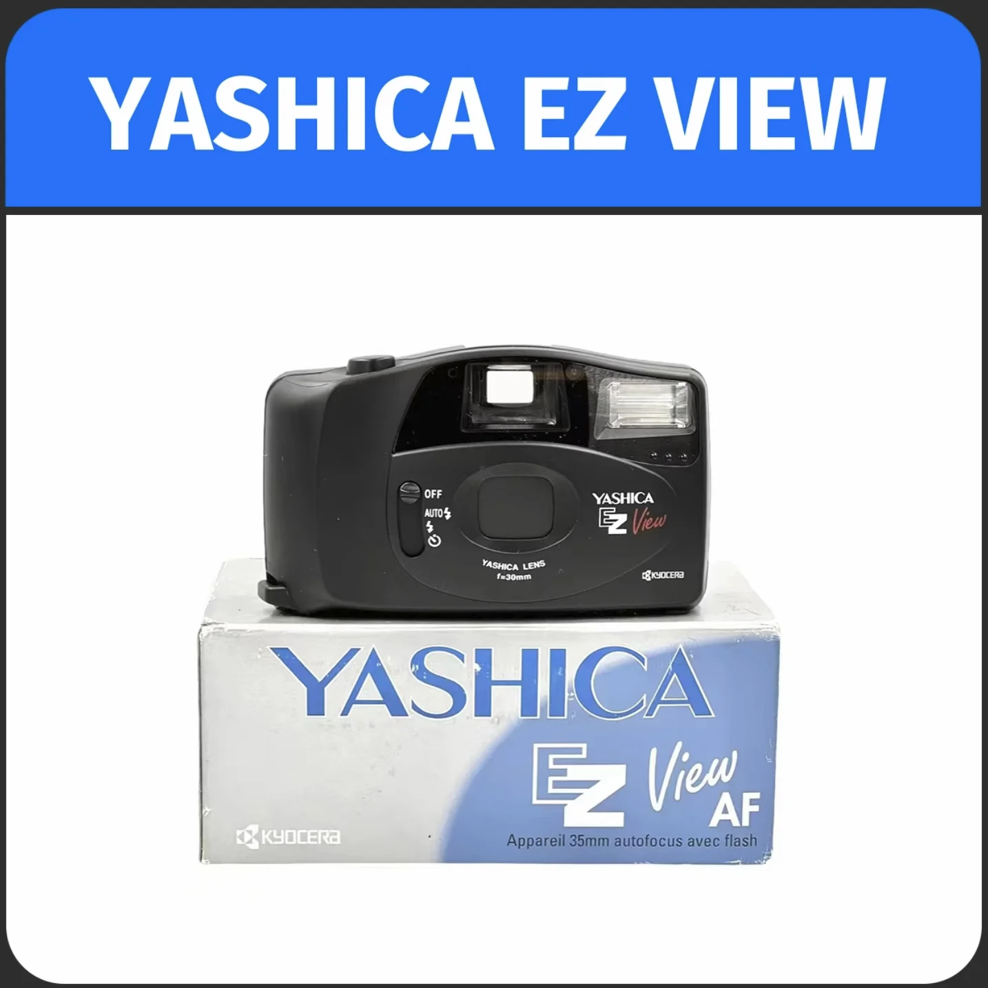 Ez View Yashica Lens Camera Kyocera Yashica Elite Zoom 70 35mm