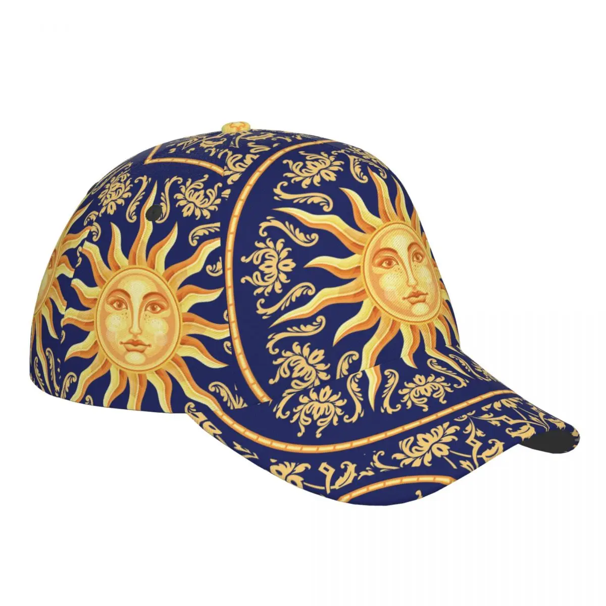 Golf hat men Baseball Cap Sports Baroque Sun Face Casual Snapback Hat Fashion Outdoor Hip Hop Hats For Men Women Unisex