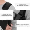 Arm Fixation Strap Arm Sling Braces Shoulder Fixator Medical Support Strap Adjustable Shoulder Support Bracket 4
