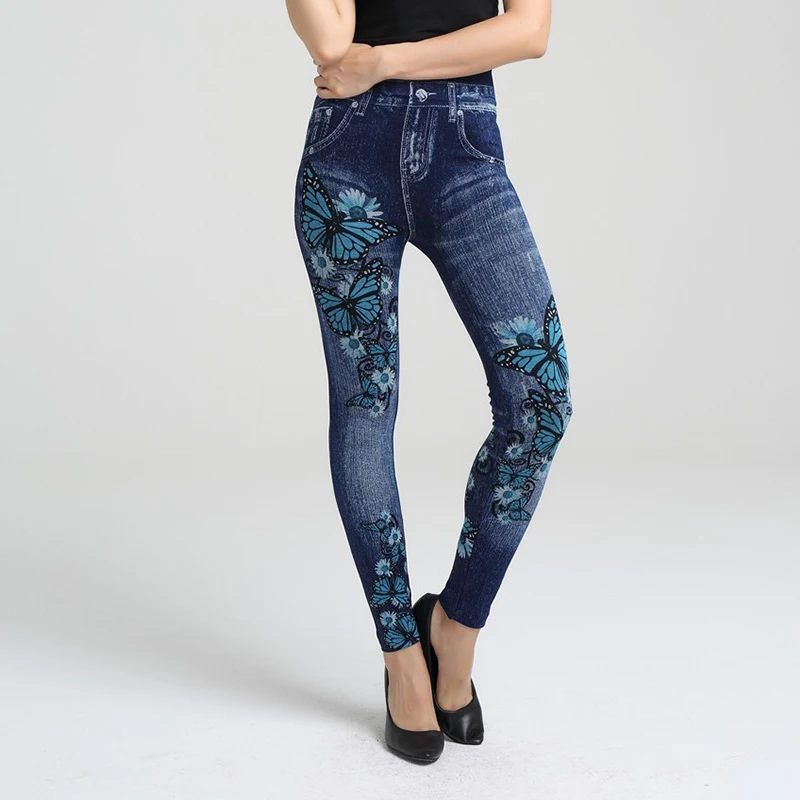 High Waist Printed Pattern Ladies Leggings Women Seamless Sports Leggings Suitable for Friends Gathering Wear
