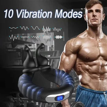 Male Sex Toys Delayed Ejaculation Vibrator Penis Massager Exercise Penis Toys 2