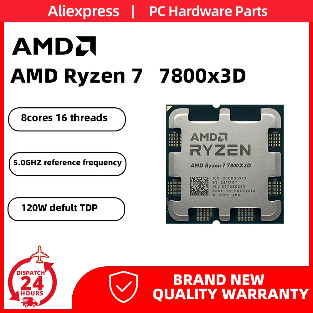 AMD Ryzen 7 7800x3d + GIGABYTE B650M AORUS ELITE AX 마더보드, 더블 채널 MAX-128GB 메모리, Wi-Fi B650 메인보드