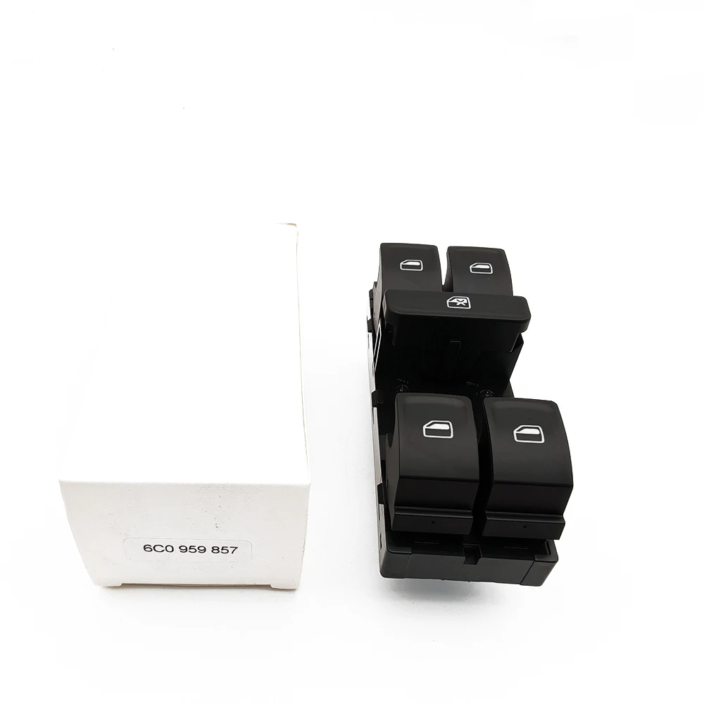 ( OE 6C0959857   6C0959857A ) 폭스바겐 폴로 2014-2018용 마스터 파워 윈도우 스위치 유리 조절기 리프터 스위치