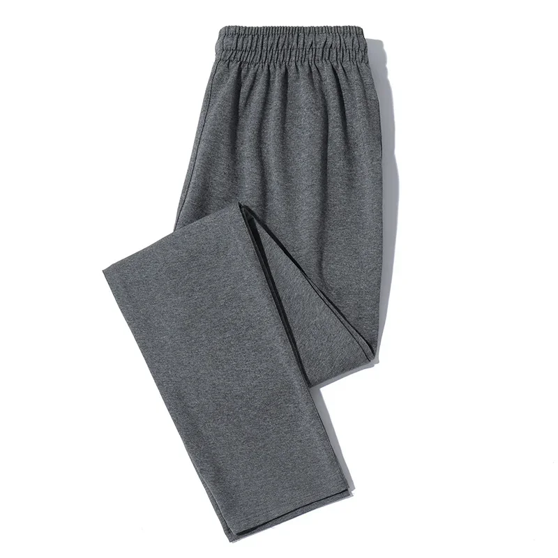 Casual Pants Casual Sports Pants Ice Silk Men's Pants Summer Black Gray Thin Business Casual Pants Outdoor Elastic Breathable Straight Leg Sweatpants