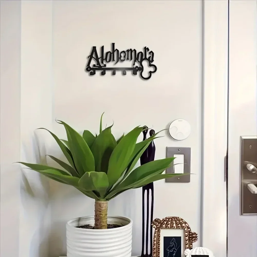 Key Holder Wall Stylish Metal Key Holder Wall: Mounted Adhesive Hanger and Organizer for All Your Essentials Wall Hooks 4