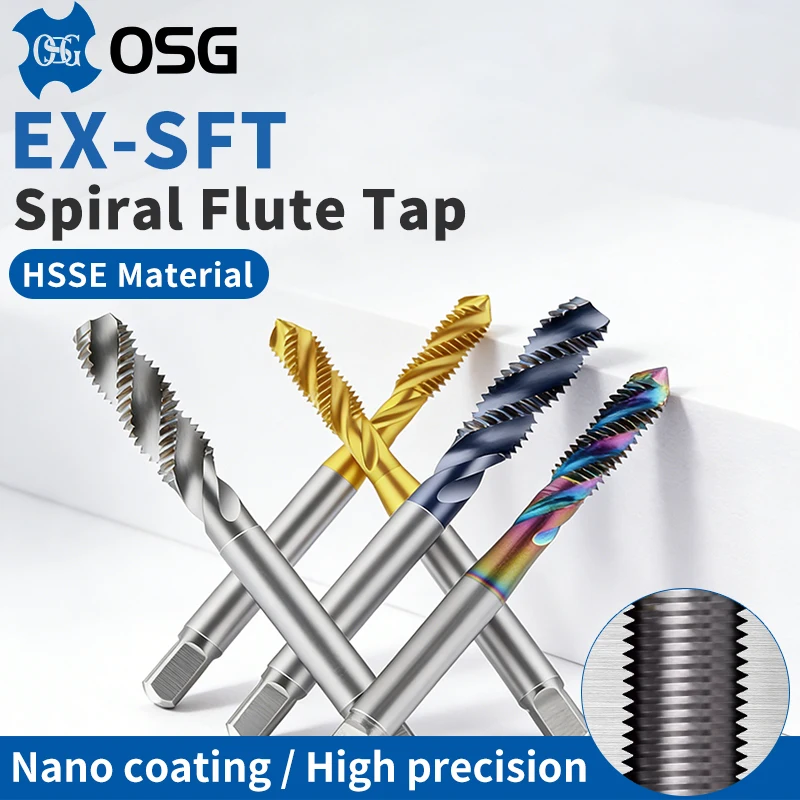 일본 OSG HSSE 스파이럴 플루트 탭 M1 M1.2 M1.6 M1.8 M1.4 M2..