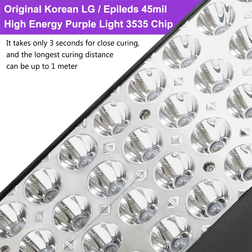 UV 경화 UV 램프 365nm 395nm 회로 기판 수리 무영접착제 그린 오일 감광성 수지 3D 프린팅