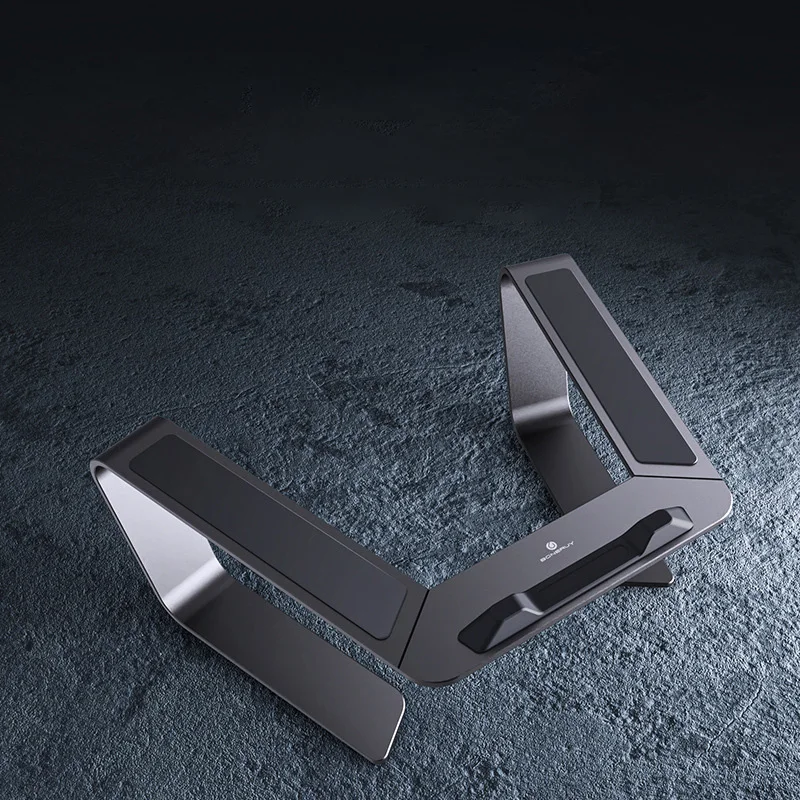 보네루이 P49 노트북 스탠드 게이밍 노트북 높이 조절 스탠드 수직형 올메탈 냉각 베이스 브래킷 (경추 보호)