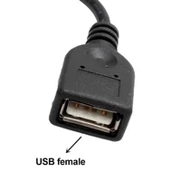 Connecteur de panneau de lumière solaire USB femelle à 2 broches, fil extérieur, adaptateur mâle femelle à 2 cœurs, ligne de Conversion étanche de Projection 4