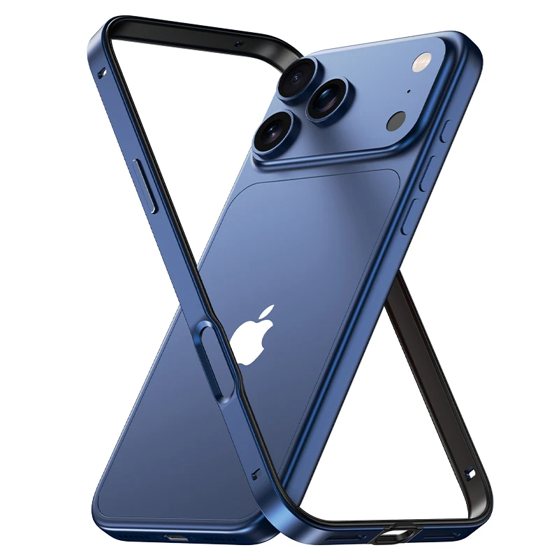 Luxury Metal Alloy Phone Frame Case - Bare Feel, Shockproof & Heat Dissipation Bumper