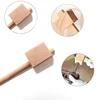 DIY Leather Beech Solid Woodworking Mallet Carpenter Woodworking Hammer Wood Head Hammer Hand Operated Tools 4