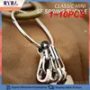 1~10PCS Lightweight Backpack Handy Carabiner Keychain Convenient Multi-use Edc Survival Equipment Camping Gear Snap Hook 1