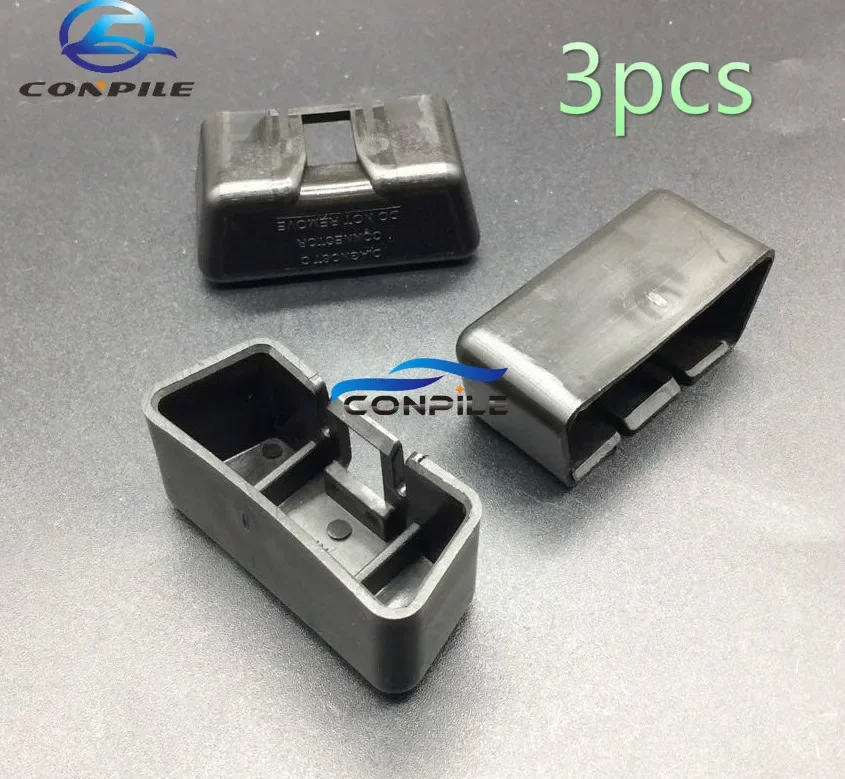 3Pcs Auto Obd2 Interfaccia Obdii Copertura Antipolvere Dvr Diagnosi 16Pin Spina Intasamento Cap