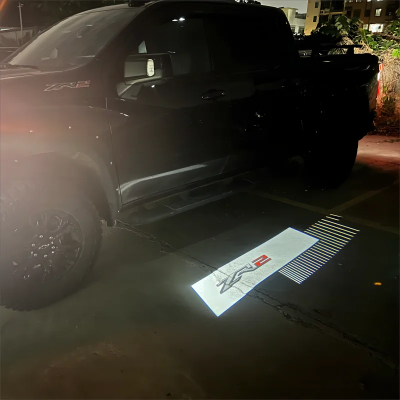 

Новая модная Светодиодная лампа-проектор с логотипом для Silverado 1500 ZR2