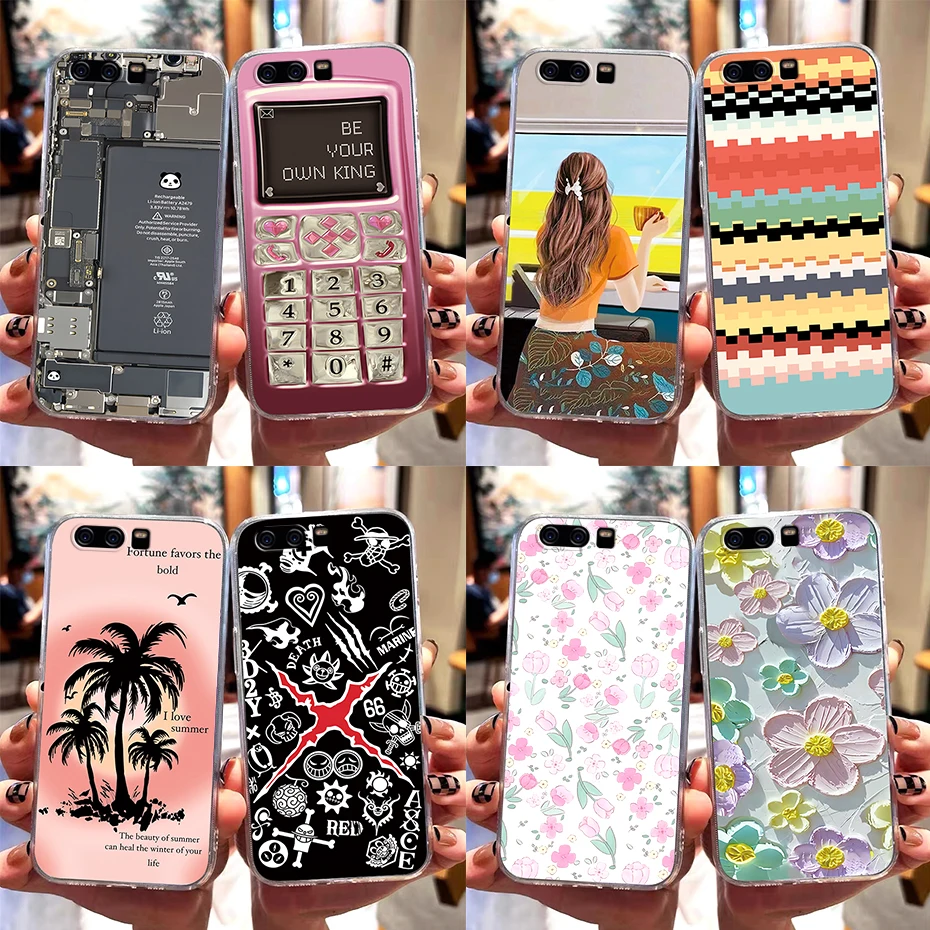 Custodia In Tpu Antiurto Per Huawei P9 P10 Plus Lite Cover Posteriore In Silicone Morbido Trasparente Per Huawei P10 Lite Plus Coque