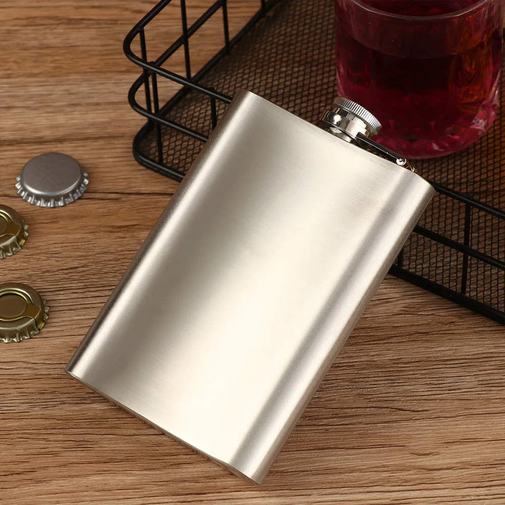 Stainless Steel Hip Flask Portable Liquor Flask Leakproof Drinking Bottle Alcohol Wine Whiskey Holder Drinkware Wedding Party