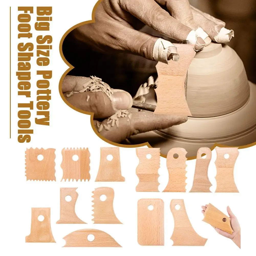 7PcsPotteryToolsPotteryFootShaperToolsPotteryTrimmingToolsPotteryProfileRibFor