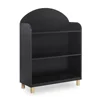3 Reese 3-Shelf Bookcase, Ebony/Natural 5