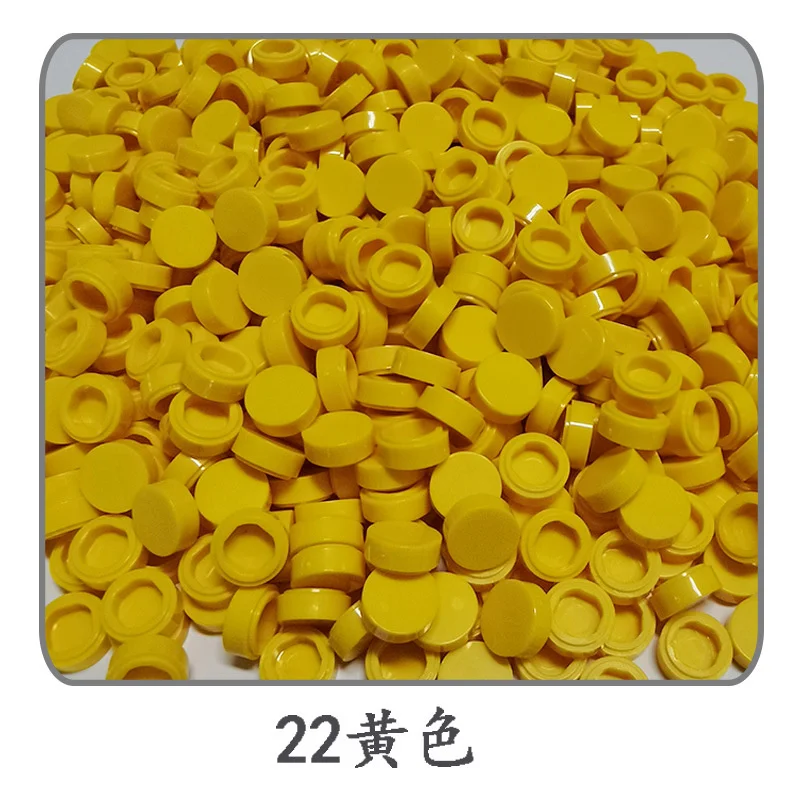 500-Piece Round Tile Set for Mosaic Art and Creative Building