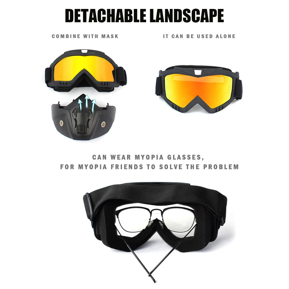 Full Face Protective Windproof Mask For Bike Ride And Outdoor Travelling