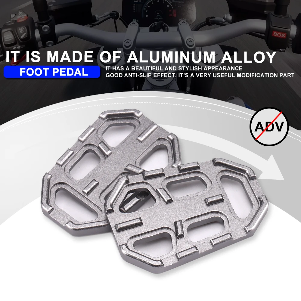 Motorcycle Footrests Billet Foot Peg Widen Footrest Pad Extension for BMW R1200GS LC G310R G310GS F750GS F850GS R NINE T R9T S1000XR