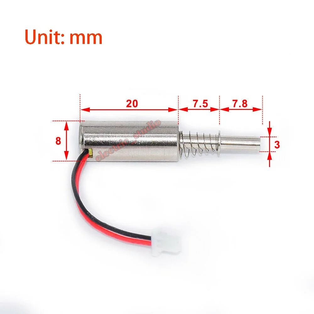 Push Pull Electromagnet DC 3V/ 6V/ 9V/12V/24V For Fingerprint Lock
