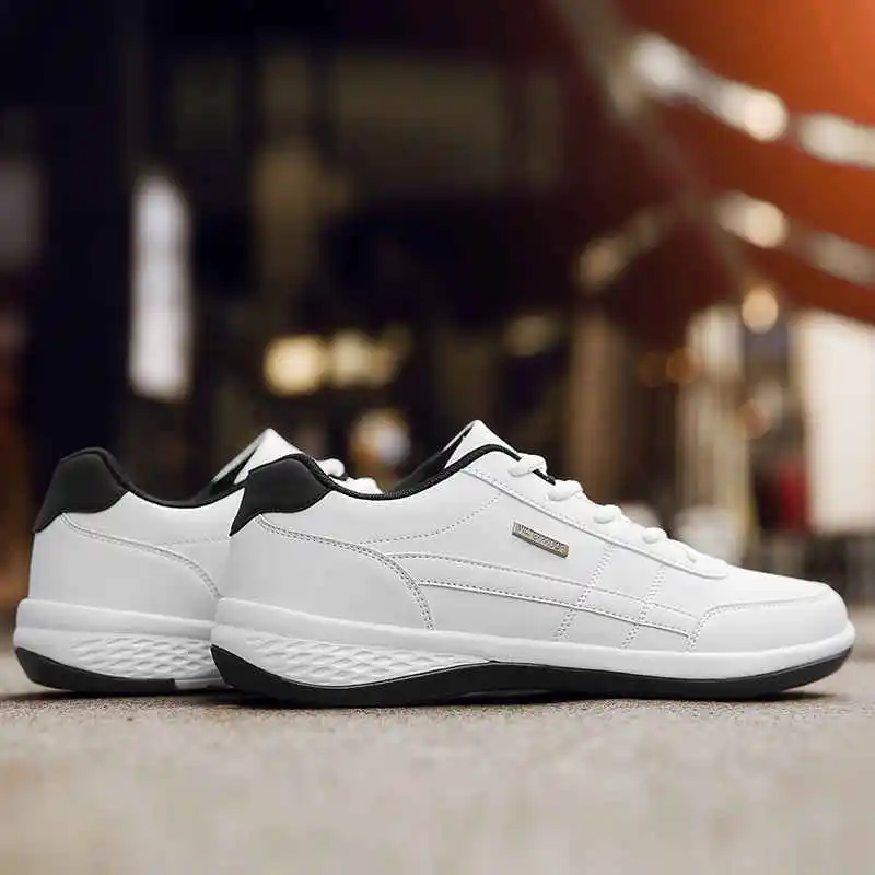 

Men's Leather Sneakers Exercises Sport Shoes Most Popular Style Men's Original Running Shoes Grey Sports For Men Special Tennis