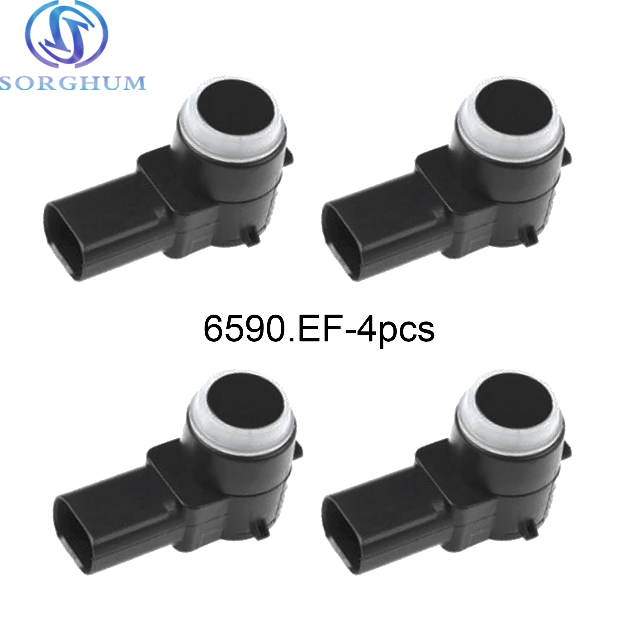 

4pcs 6590.EF PDC Parking Sensor Distance Control Sensor Reversing Radar For Peugeot 307 308 407 RCZ Partner For Citroen c4 c5 c6