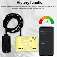 Dry Contact Zigbee Tuya Intelligent Switch With Temperature Humidity Sensor,Real-time Monitoring,Thermostat,Alexa Compatible - Image 3