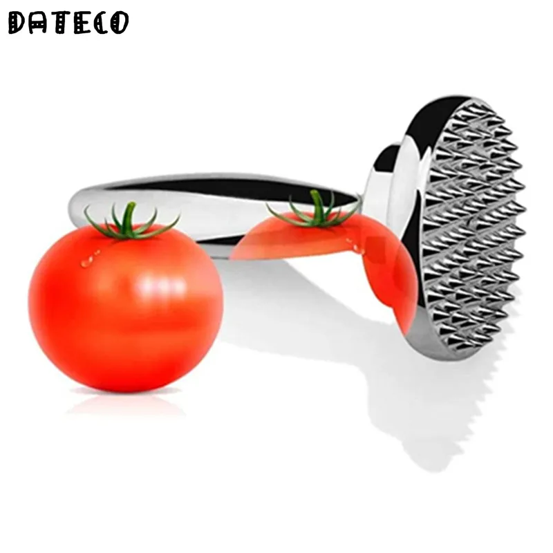 Meat Tenderiser Mallet Hammer 304 Stainless Steel Heavy Duty Kitchen Gadgets for Steak Chicken Pork 15cm