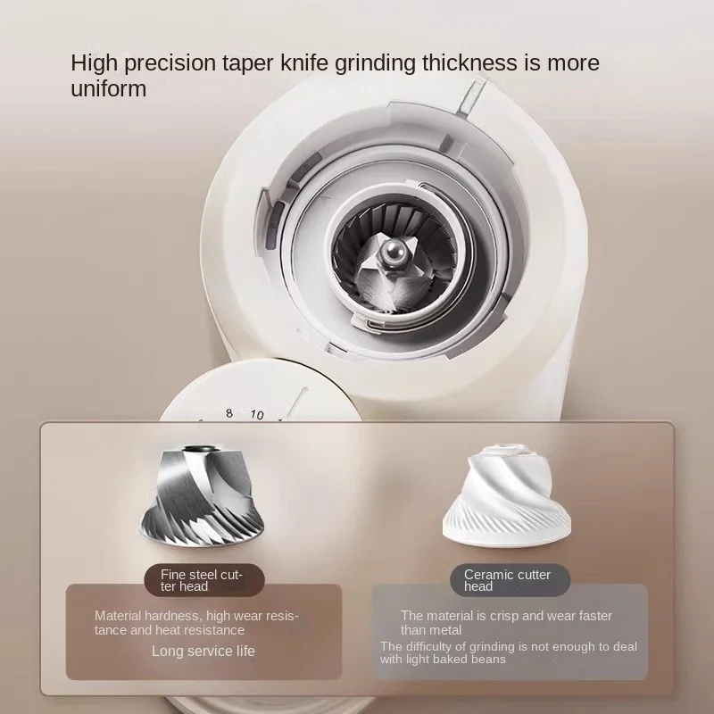 PE3790 Electric Grinding Bean Machine Coffee Bean Machine Hand -like Grinding Grinding Home Small Hand  220V1.4kg Shake 200g 4