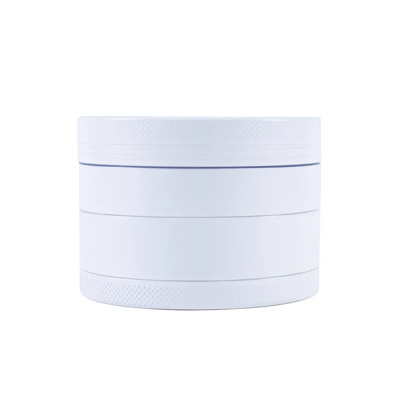 63mm White NON-Stick Ceramic Coated Herb Grinder Tobacco Smoke Herbal Crusher Spice Mill Shredder 4-Layer Smoking Accessories 6