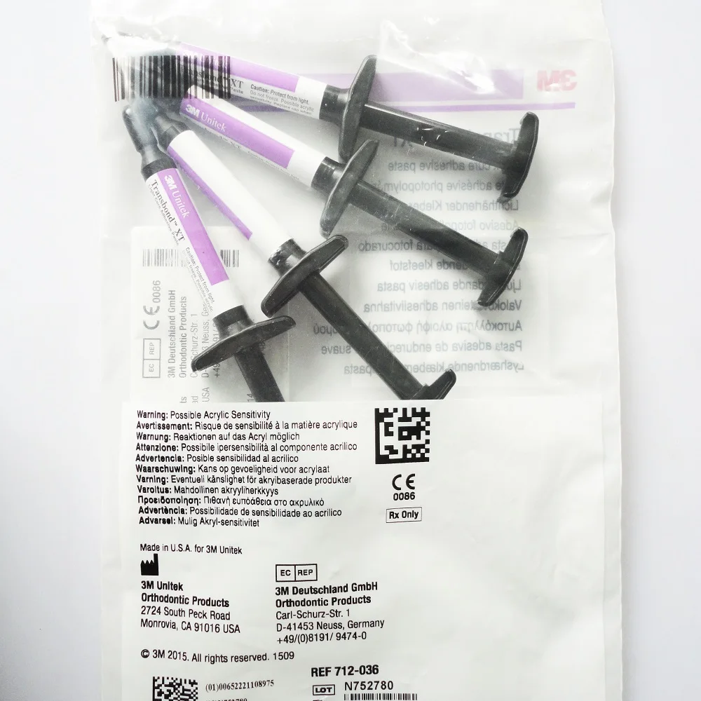 Dental Light Cure Bond Adhesive Orthodontic Bracket Brace Bonding 3M