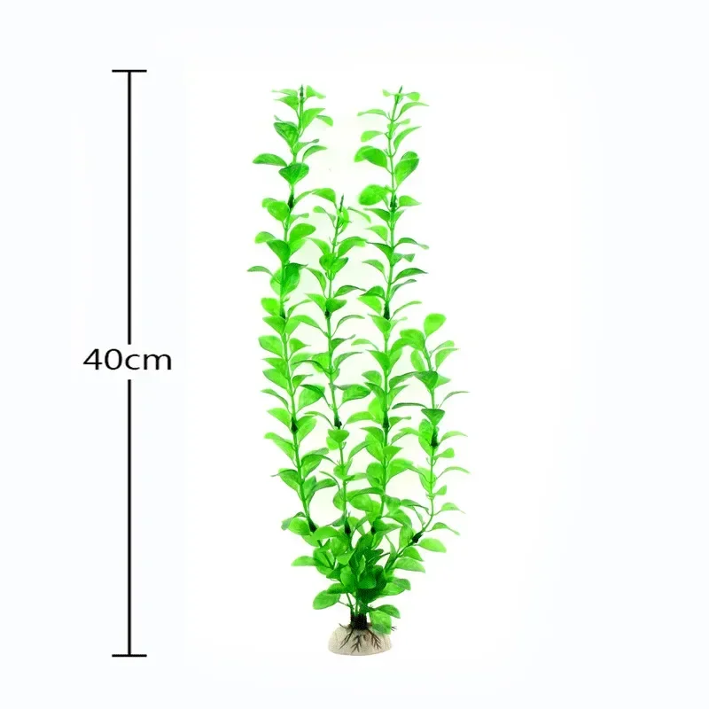 40cm Aquarium Artificial Plastic Plants Decor Aquarium Landscape 1pc Artificial Fish Tank Decorations artificial plants fish tank ornaments fish tank decorations aquarium ornaments artificial aquarium plants mini landscape ornaments