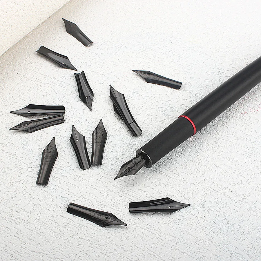 5pc Jinhao 82 Nib Fountain Pen F Nib Stainless Steel Fit for Most Fountain Pen International Standard SIZE 26 NIB 5
