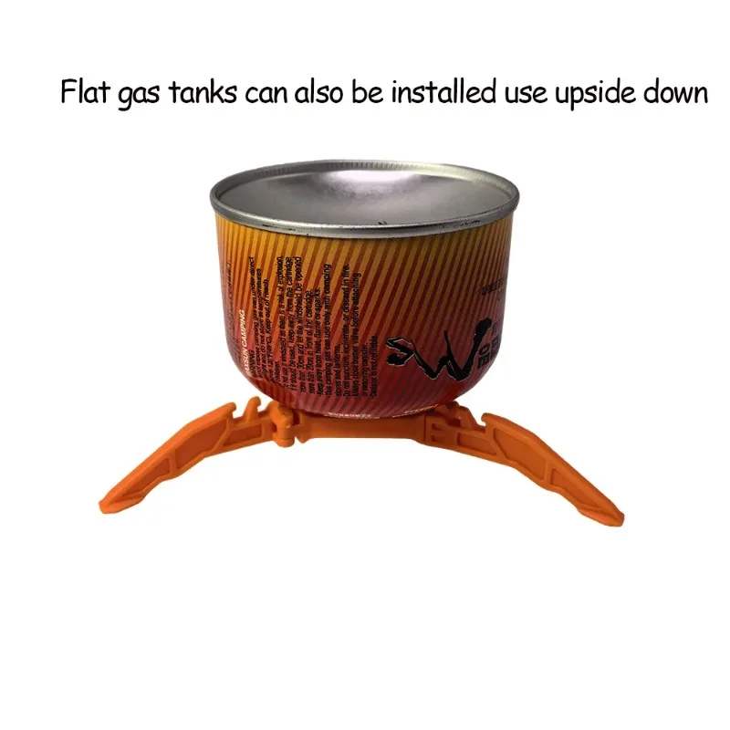 Portable Folding Gas Cylinder Holder Universal Tripod Outdoor Camping Gas Cylinder Stove Base Camping Supplies Convenient
