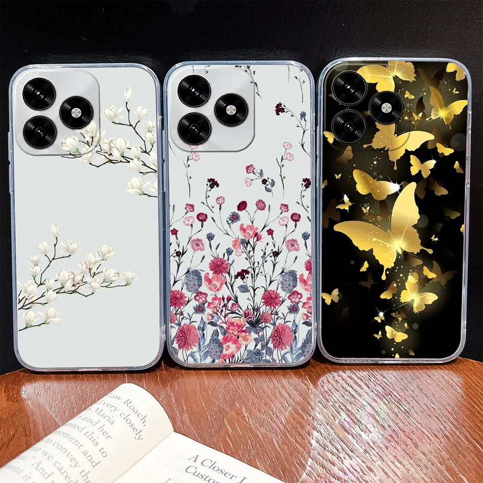 Gradient Color Soft Silicone Clear Phone Case - Lightweight Protective Cover