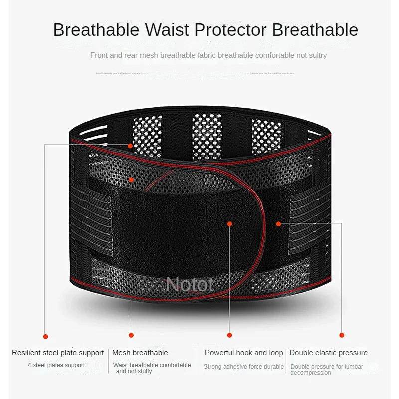 Adjustable Waist Belt Men/ Women Lower Back Brace Lumbar Corset 3