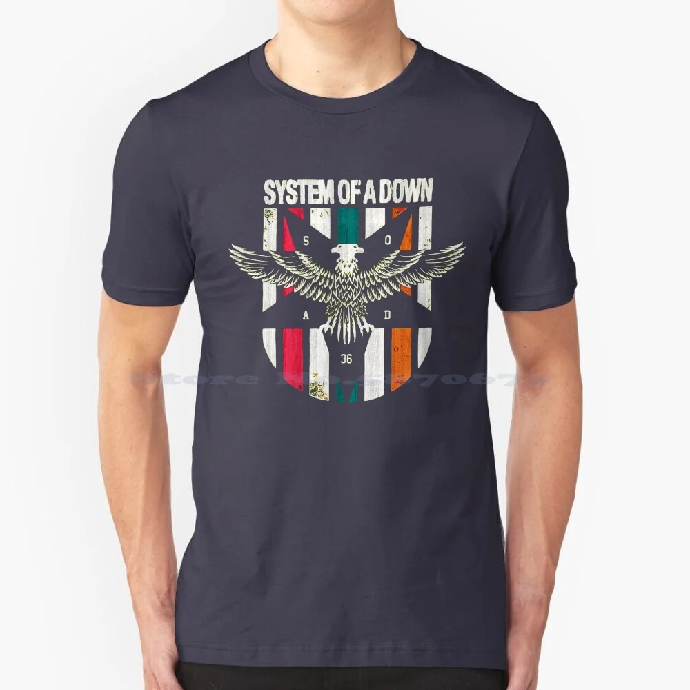 System Of A Down Trending T Shirt 100% Cotone Tee System Of A Down Soad Black Metal Ruba Questo Album