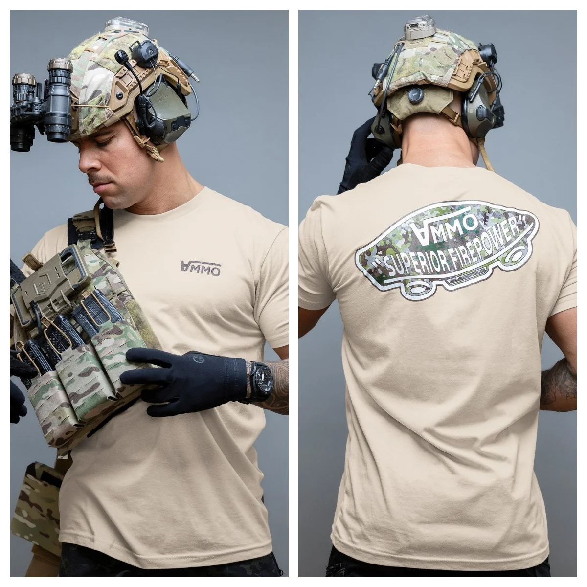 Neues 2026 Ammo Superior Firepower _ T-Shirt – Geeignet für Sportbekleidung aus reiner Baumwolle