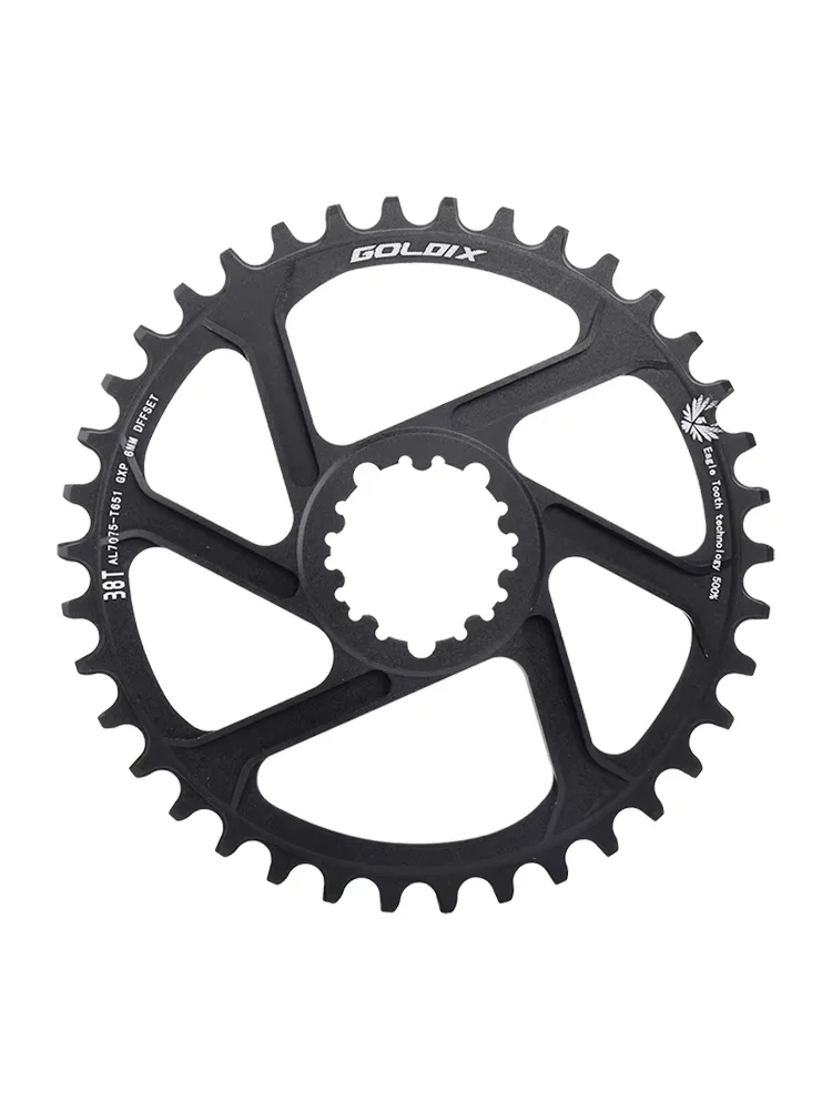 bike chainring MTB Bike Chainring 3 Bolt Ultralight Chainwheel 0mm 3mm 6mm Offset 30T 32T 34T 36T 38T 11/12 Speed