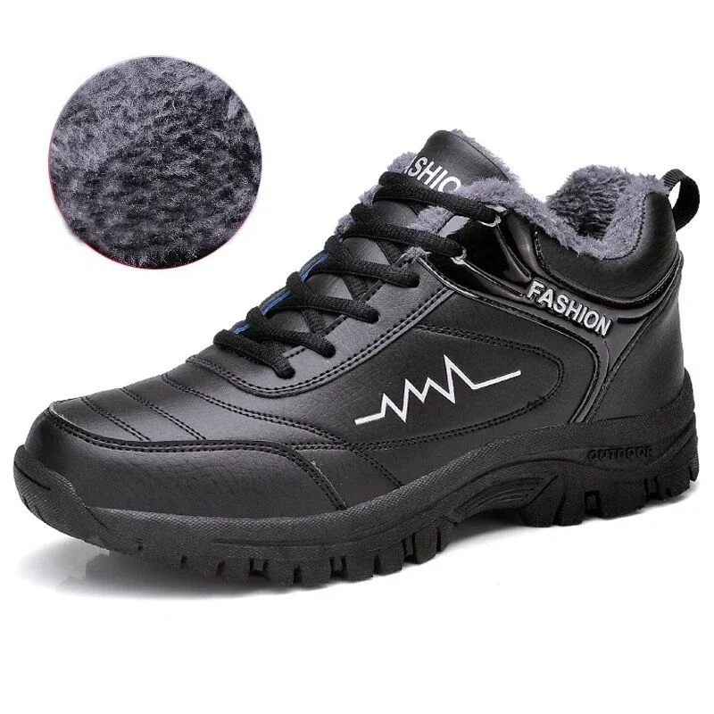 Men Platform Boots Winter Warm Fashion Sneakers Outdoor Snow Boots,men sneakers,outdoor boots,men leather boots