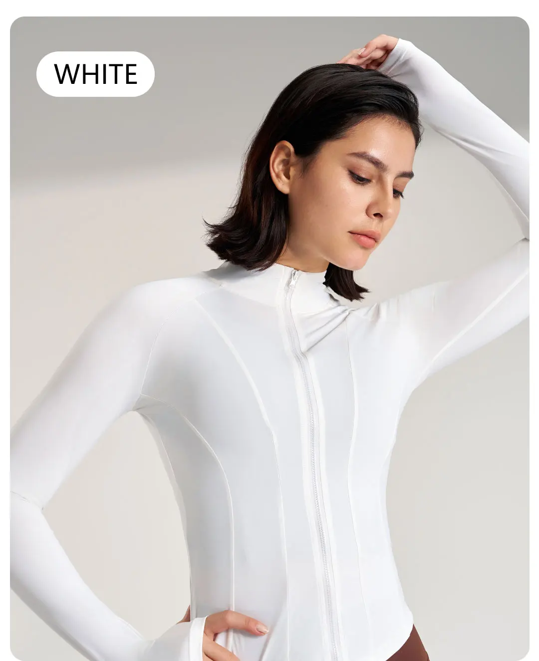 Schnell trocknende Yoga-Kleidung, Übungskleidung, Oberteile, Damen, Fitnessstudio, Fitness-Kleidung, Fitness, Sport, Strumpfhosen, Sonnenschutzkleidung – Detail 10