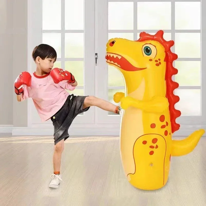 Tumbler Boxing Inflatable Punching Bag Inflatable Decoration Toy Boys Games Sport Toys Christmas Birthday Gift Boys Girls Parent Child Toys
