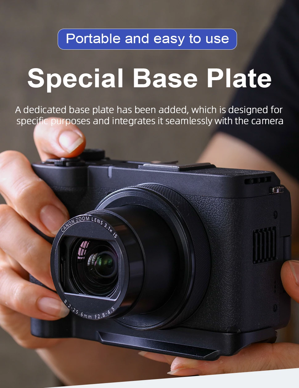 Camera Bracket For Canon V1 Metal Protective Quick-Release Plate V1 Camera Cage