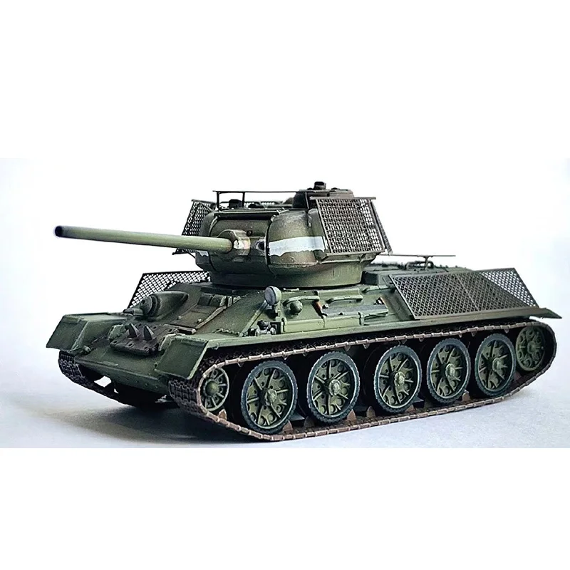 

Die cast Soviet T-34/85 tank plastic model 1:72 scale toy gift collection simulation display decoration for men's gifts