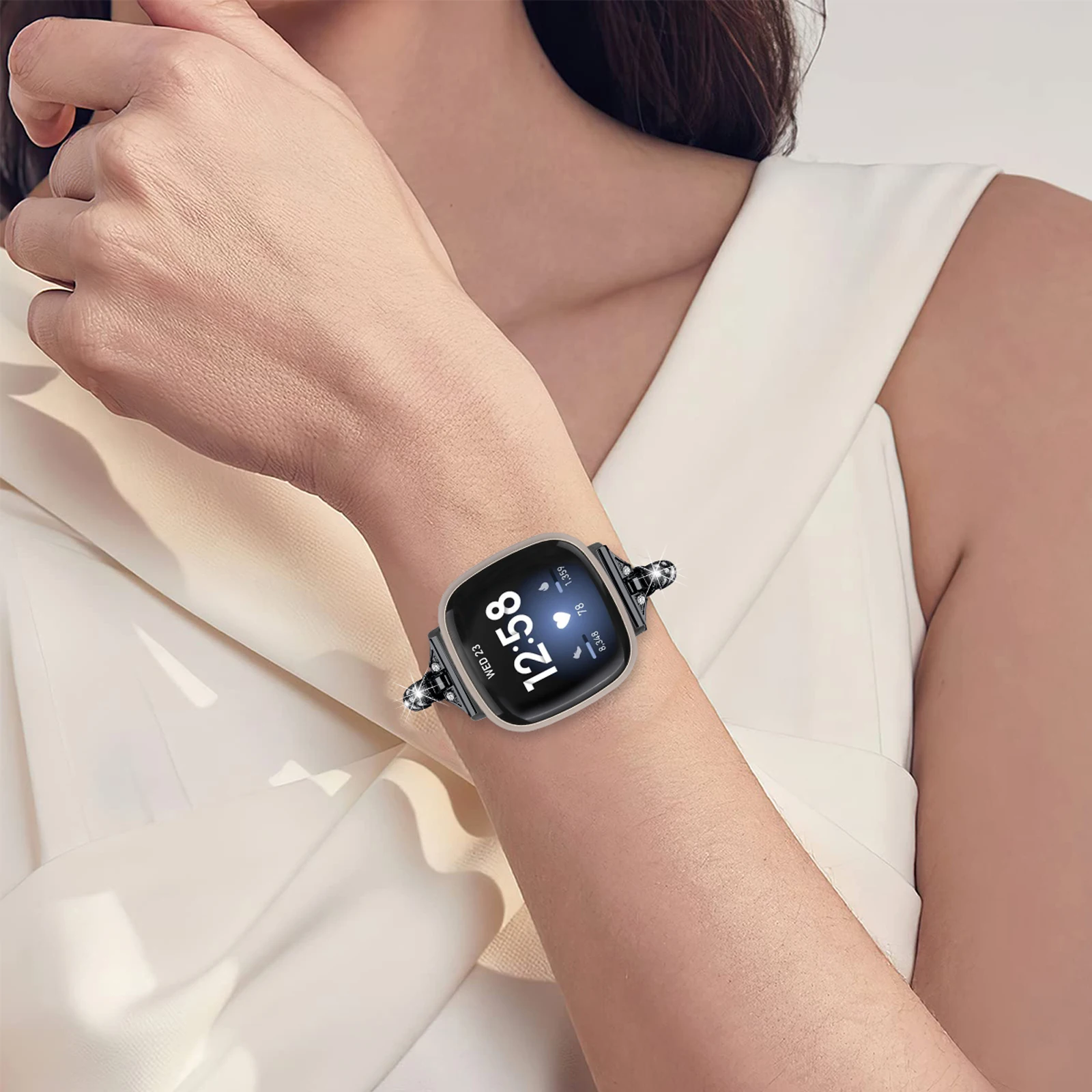  ݼ ð , Fitbit Versa 4 Versa 3 Ʈ ġ Ʈ, θ ƿ ̾Ƹ , Fitbit sense / sense 2